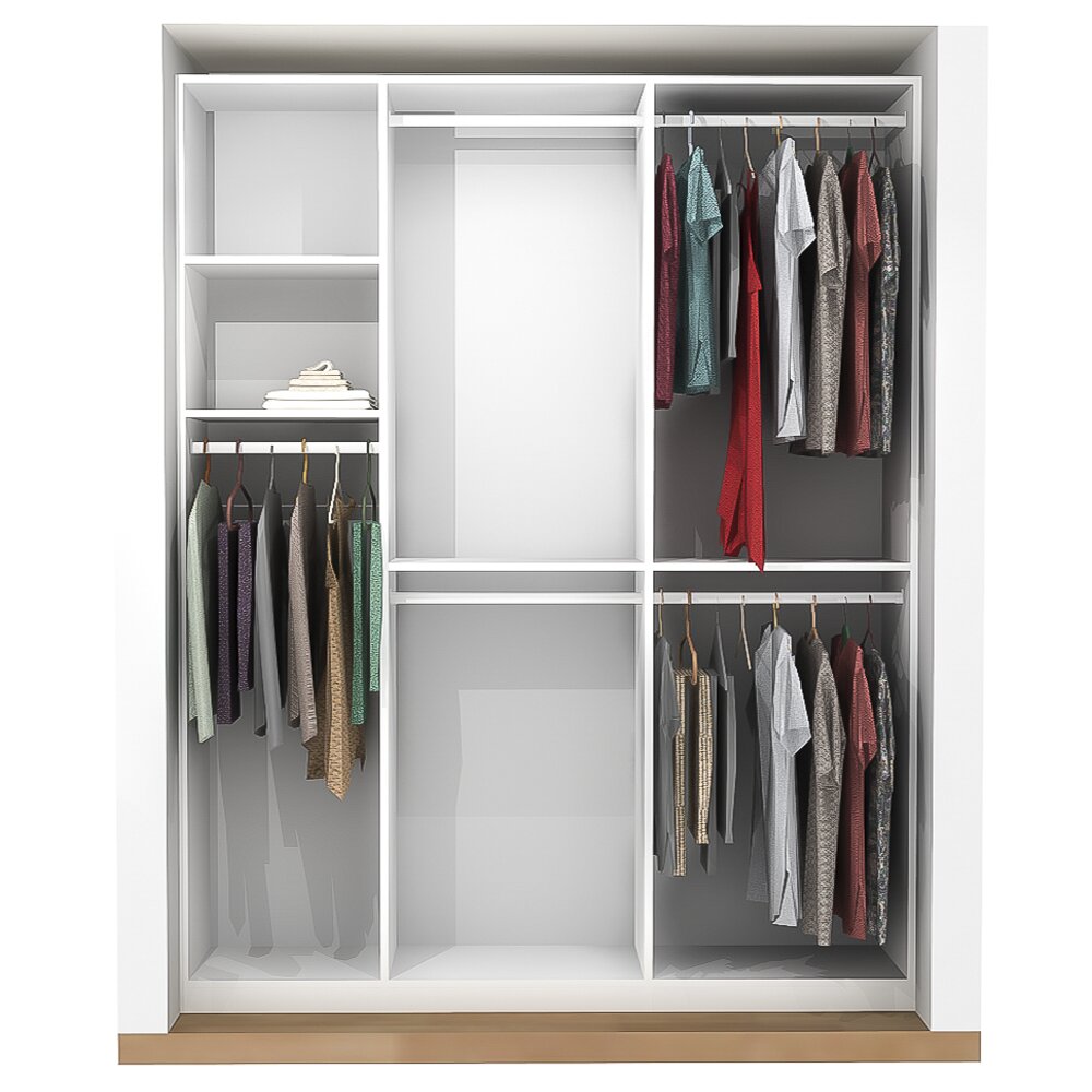 Latitude Run® Crissey Closet System (Can Be Cut To Fit) & Reviews | Wayfair