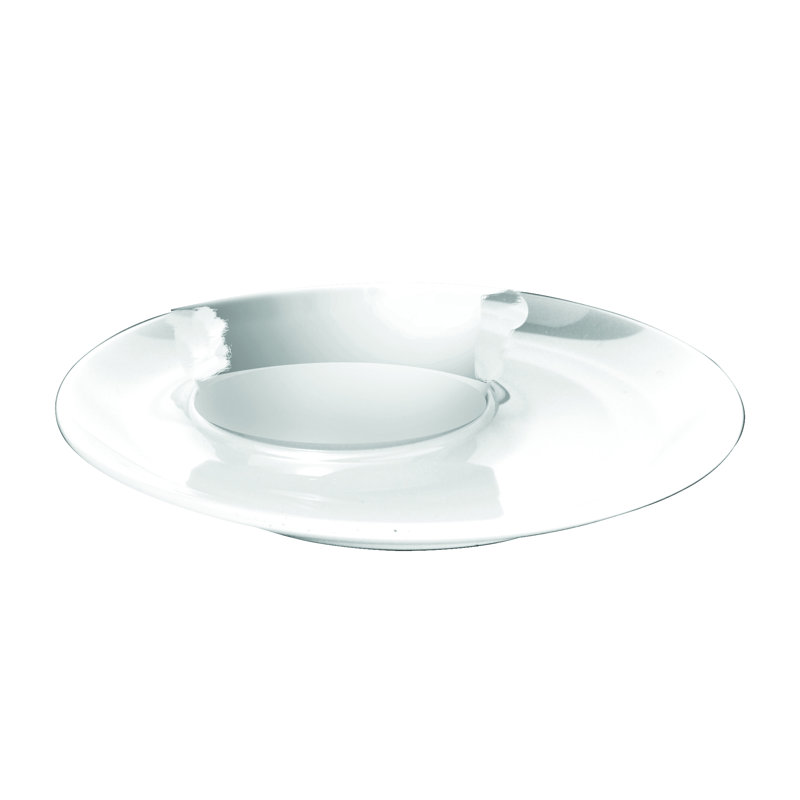 Sous-verre en polycarbonate - 6 pièces, Blanc