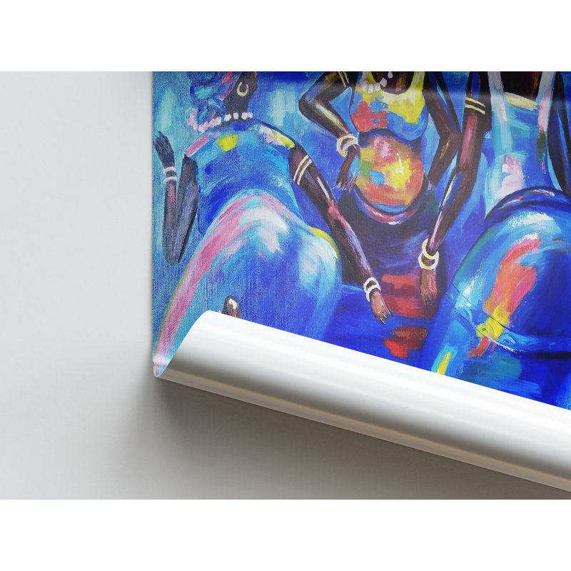 Print on Canvas, 40 cm H x 40 cm W, White Floater Framed