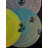 Butterfly on Circle Acrylic Painting by Ghanshyam Gupta – 70" x 64" Large Abstract Canvas Art with Vibrant Circles and Butterfly Motifs for Contemporary Home Decor