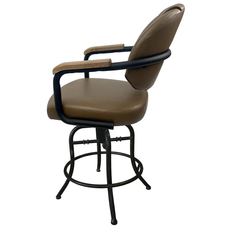 Swivel Upholstered Counter Stool, Counter Stool (26” Seat Height)