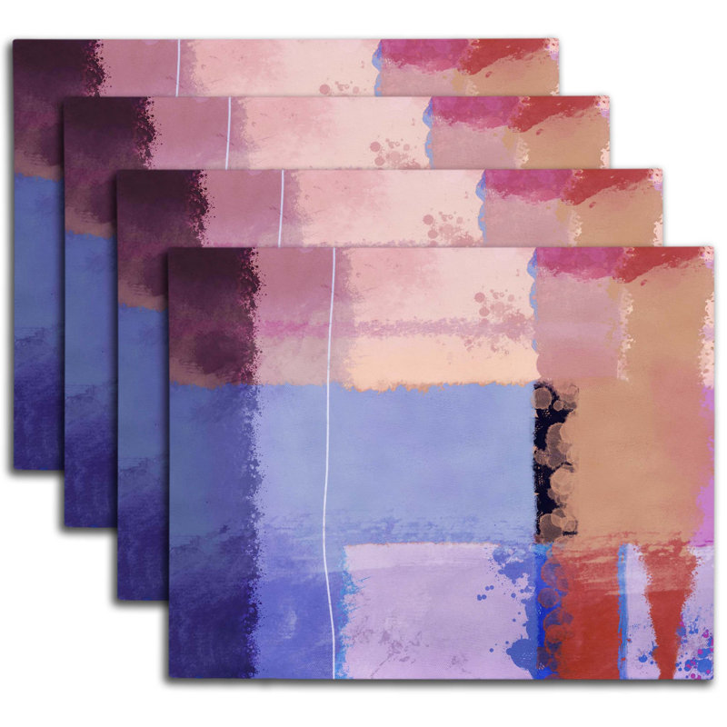 Napperon abstrait en polyester