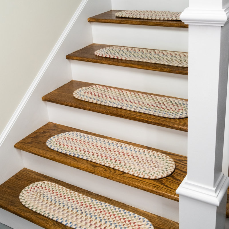 Tapis d'escalier en laine Aiden-Jay Premier, Multicolore
