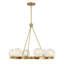 Lustre en laiton 6 lumières Darien-1492403096
