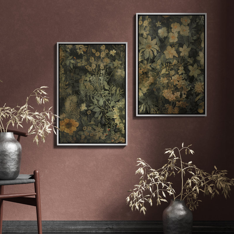 Art mural encadré rétro antique classique pour chambre à coucher, H 36 po x l 24 po, Blanc