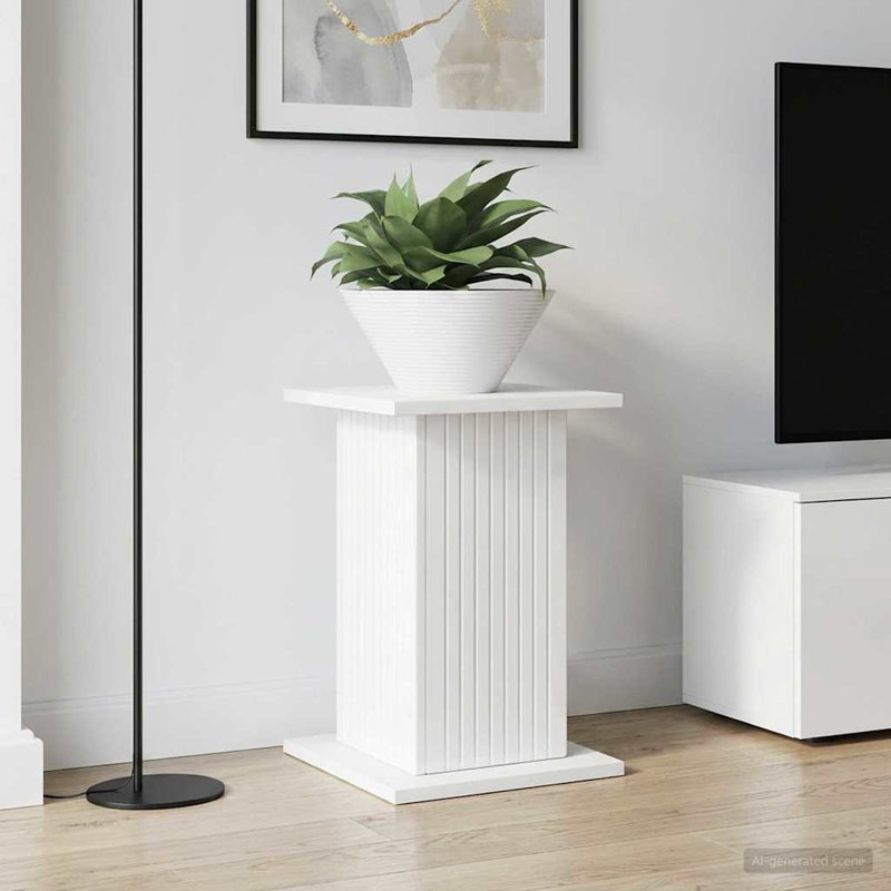 Plant Stand - Set of 2, High Gloss White