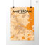 Amsterdam City Map - No Frame Print-396963316