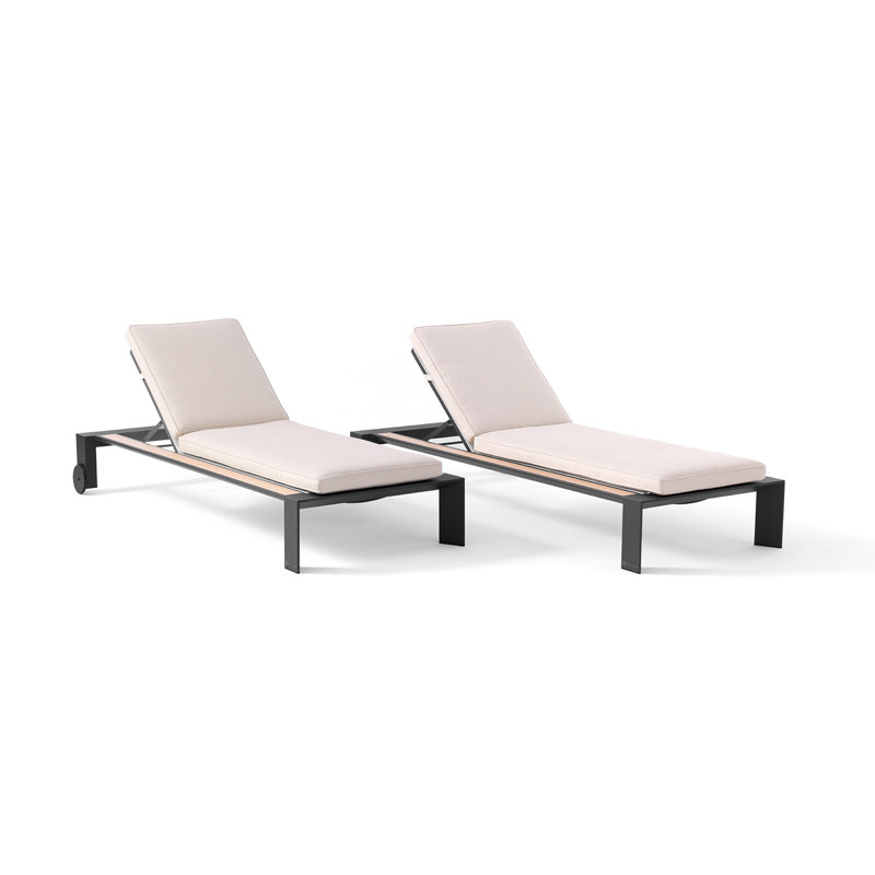Chaise longue d'extérieur Sanibel (ensemble de 2)