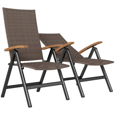 Folding Patio Dining Armchair