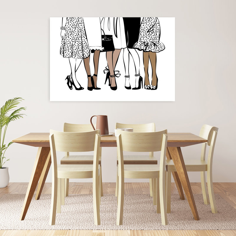 Impression sur toile de style contemporain contemporain, H 32 po x l 48 po