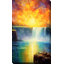 Chutes du Niagara, cascade majestueuse - peinture sur toile tendue-88069048