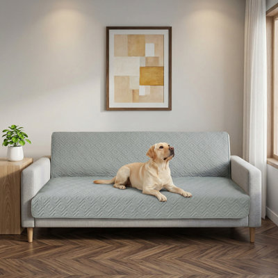 Water-Resistant Dog Blanket. Gentle Pet Bed Blanket. Functions as a Washable, Waterproof Sofa and Couch Cover for Dogs. Reversible Pet Couch Cover for Sofas and Furniture. Size: 30x70 Inches. Color: Grey/Dark Grey.
