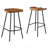 Concord Backless Wood Bar Stools - Set Of 2 In Black-94387539-94387538