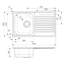 Centurio Single Bowl Inset Kitchen Sink-24273293