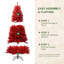 Arbre de Noël artificiel ignifuge en PVC-1082337684