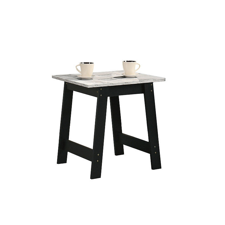 End Table With Faux Marble Top