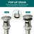 Topcraft Dual-Handle Wide-Spout Bathroom Faucet With Pop-Up Drain-123398894