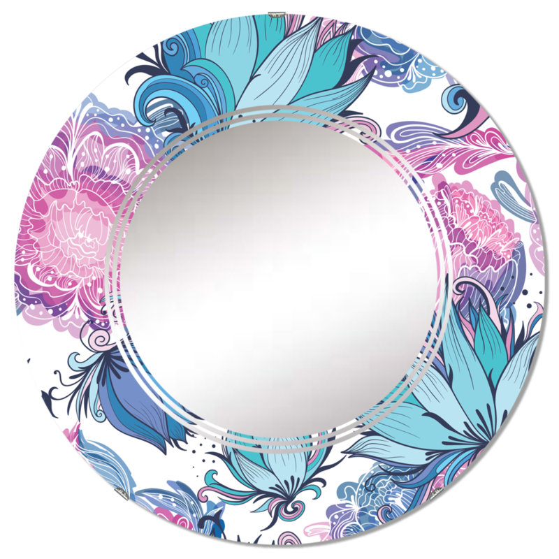 Miroir de salle de bain mural rond, 24 po x 24 po