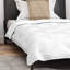 Winter Set 2 Pcs White Microfiber Duvet with Pillows-1896609337