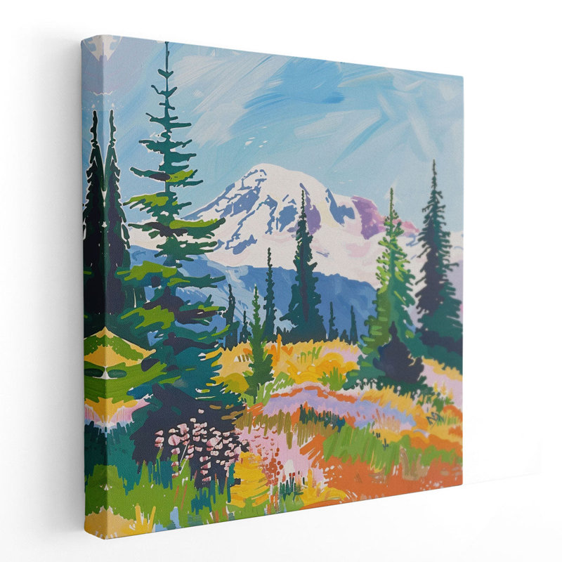 «A Scenic View IV», reproduction d'art sur toile, H 12 po x l 12 po
