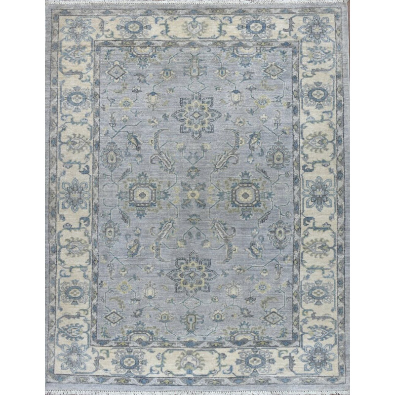 Transitional One-of-a-Kind Rectangle 4'1" X 6'4" Wool Area Rug
