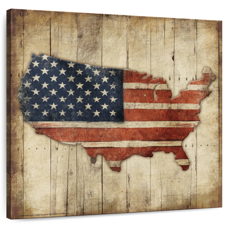 Carte des États-Unis en bois Aliaz