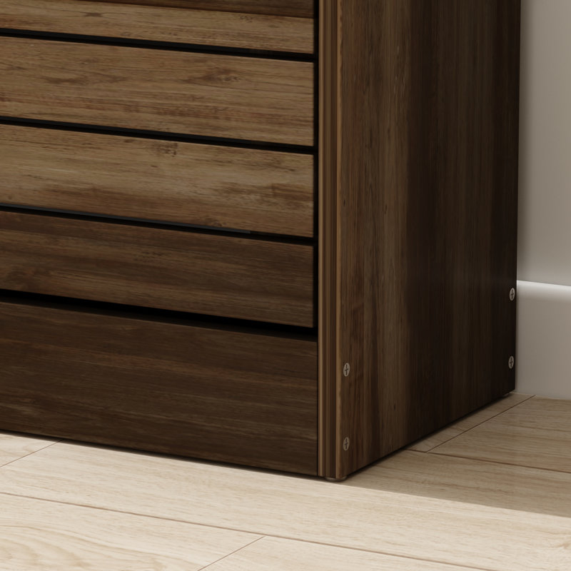 Armoire de rangement pour 10 à 10 paires de chaussures, Brun foncé