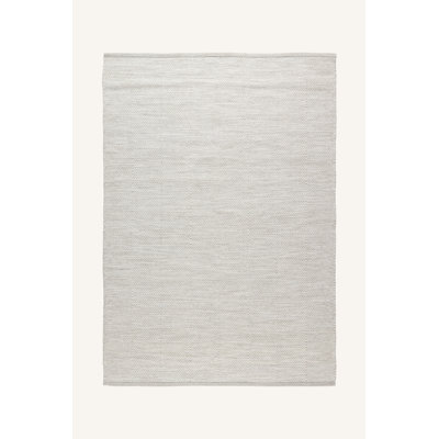 Ketterman Solid Colour Wool Hand Woven Area Rug