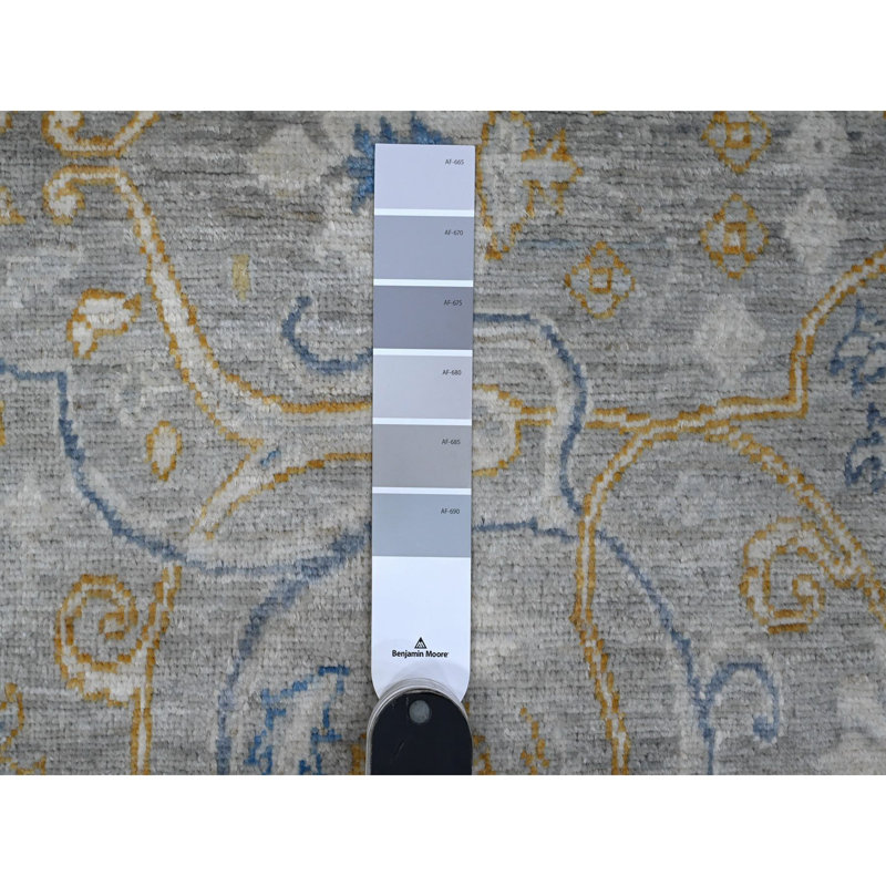 Tapis de couloir oriental noué à la main 2 pi 8 po x 7 pi 10 po Peshawar