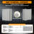 Steel Enclosure Electrical Junction Box with Mounting Plate for Indoor and Outdoor-1737275523