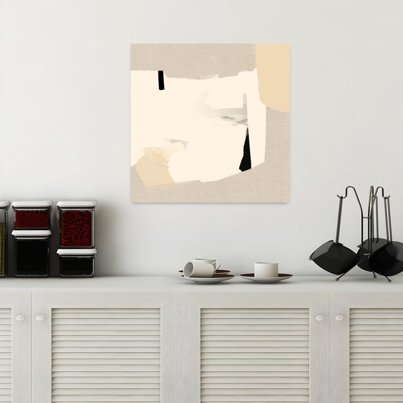 Art contemporain, art contemporain minimaliste abstrait, H 18 po x l 18 po