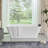 66.9" x 29.5" Freestanding Soaking Acrylic Bathtub-88388743
