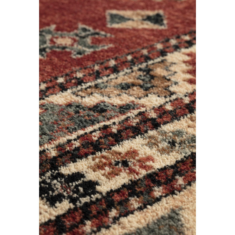 Abbeville Oriental Wool Area Rug, Runner 67 x 275cm