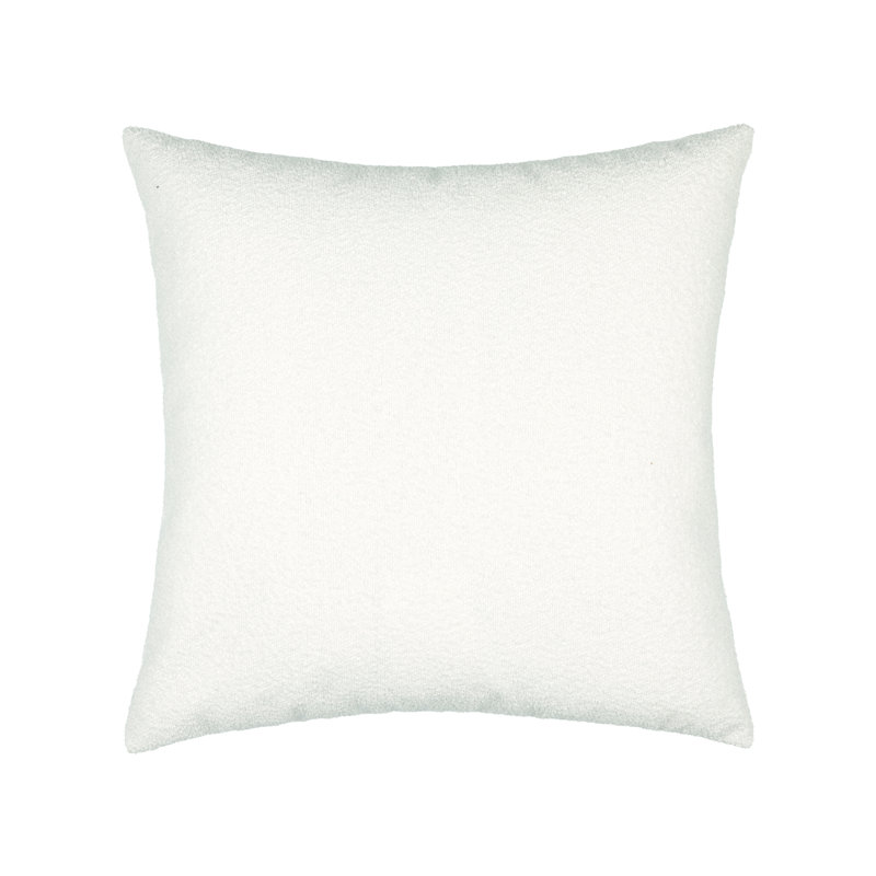 Resonate Charcoal Square Performance Pillow Cover & Insert, Ivory/Indigo