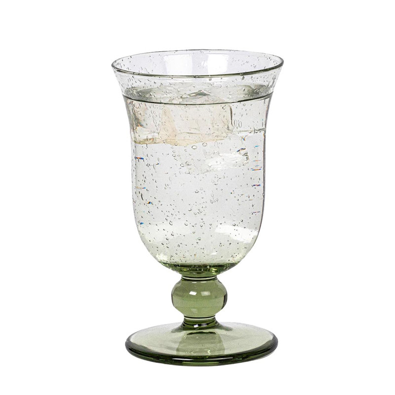 Provence Glass Goblet, Basil