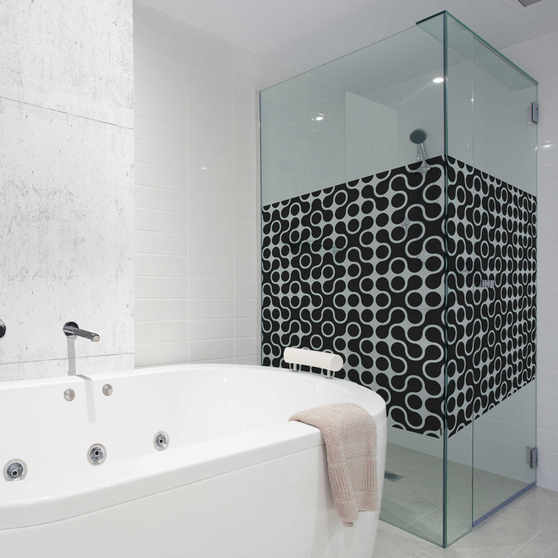 Abstract Non-Wall Damaging Window Decal, 90 x 100cm