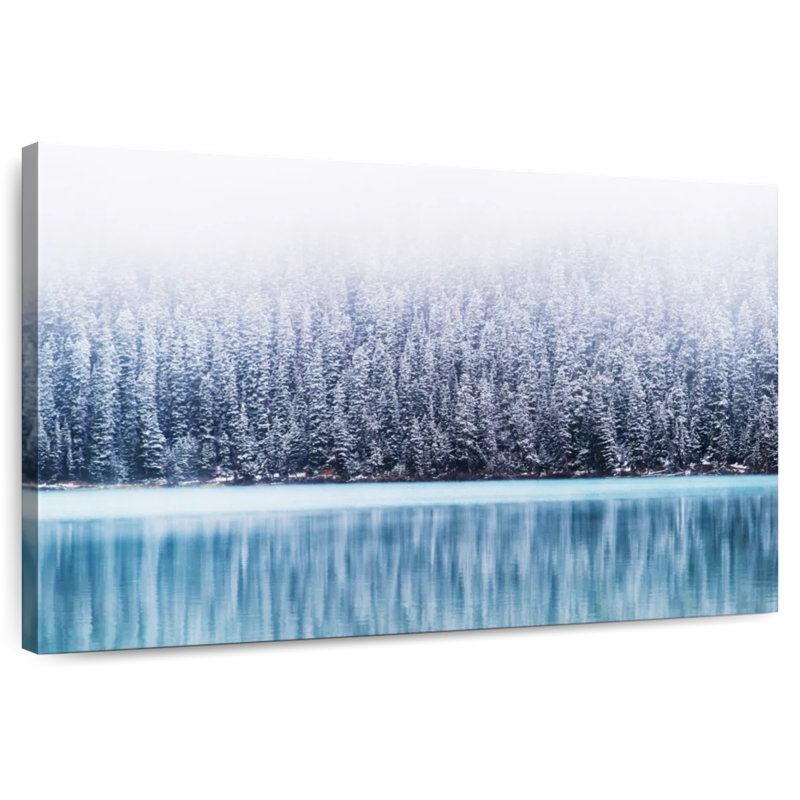 Alvord Lake Louise en hiver, H 16 po x l 24 po