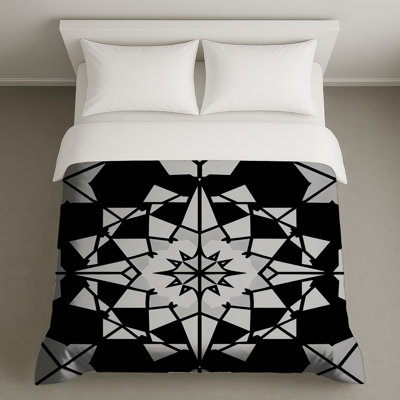 Black White Geometric Pattern Duvet Covers