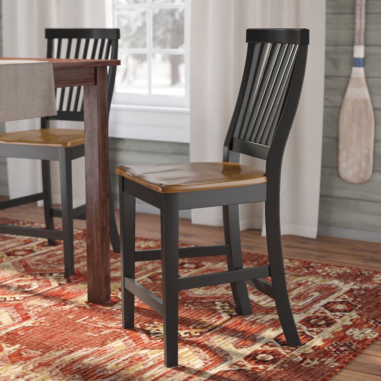 Carlous Solid Wood Counter & Bar Stool