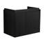 Meuble-lavabo 24 po avec lavabo en céramique, rangement flottant pour la salle de bain, armoire à deux portes, noir, portes doubles murales de style américain 24 po, lavabo-1397970309