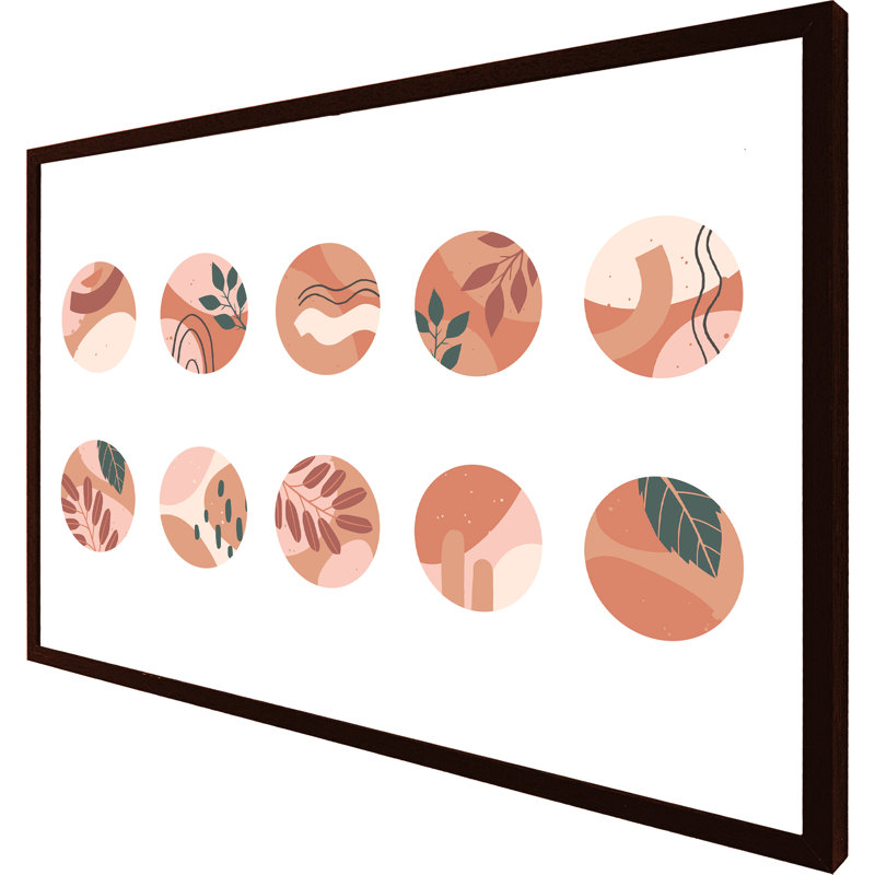 Wilen Single Picture Frame Print, 76cm H x 114cm W x 4cm D, Brown Framed