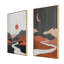 Décoration murale abstraite à pampille rectangulaire - Embellir le salon, la chambre, le bureau, le couloir, l'accessoire imprimé dans votre maison