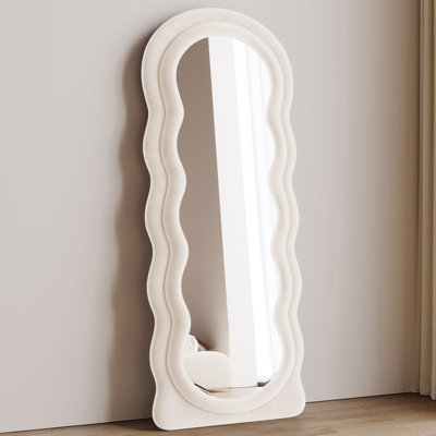 Wavy Leaning Full Length Mirror