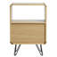 Katarina 45cm W Metal Bedside Table