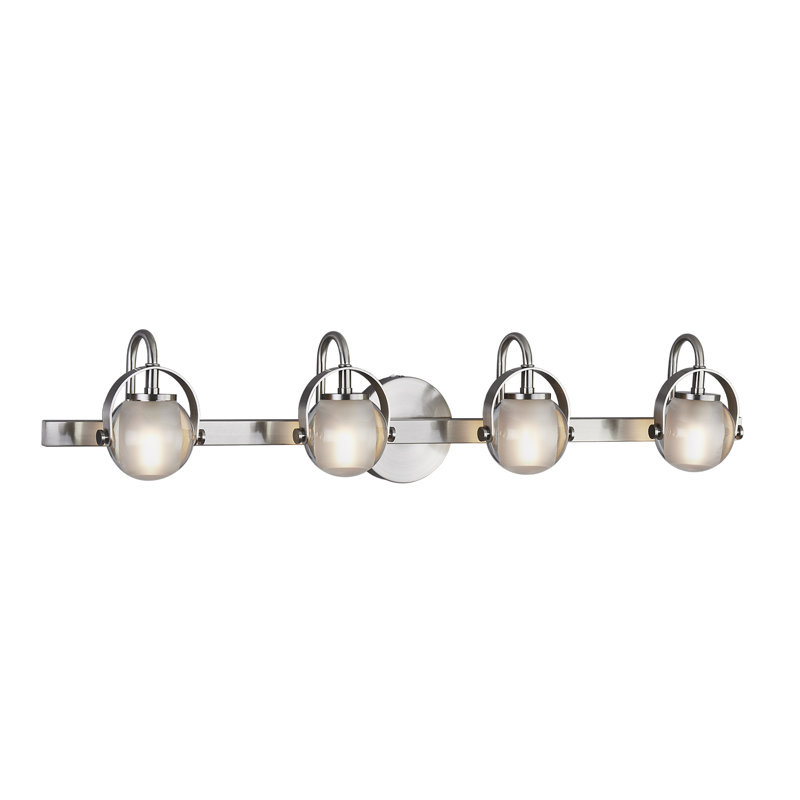 Cayman Bath Bar, Brushed Nickel, 4