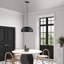 Luminaire suspendu noir 1 lumière Aaranyan-43044875-43044869