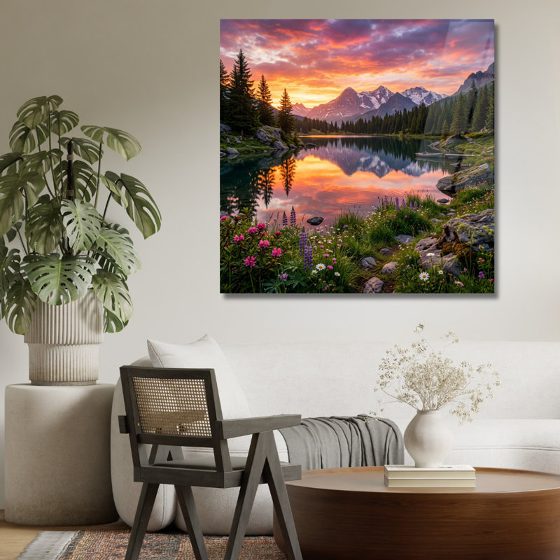 Art mural en verre trempé Yosemite National Park, H 12 po x l 12 po