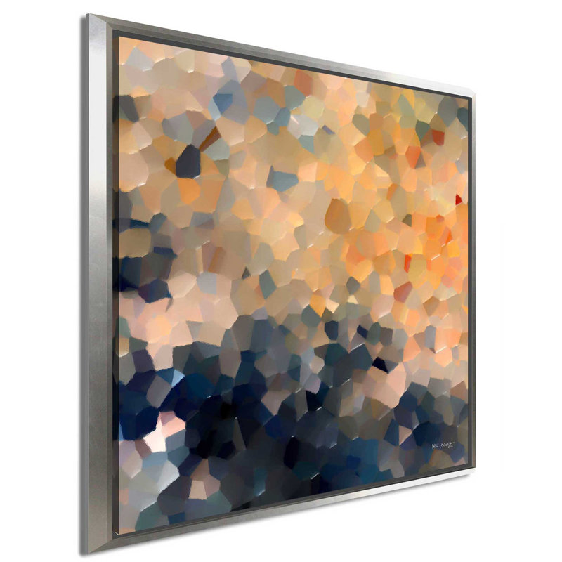 Malachie 4: 2 Arise With Healing par Mark Lawrence - impression, H 31,5 po x l 31,5 po x P 2 po, Cadre flottant argent