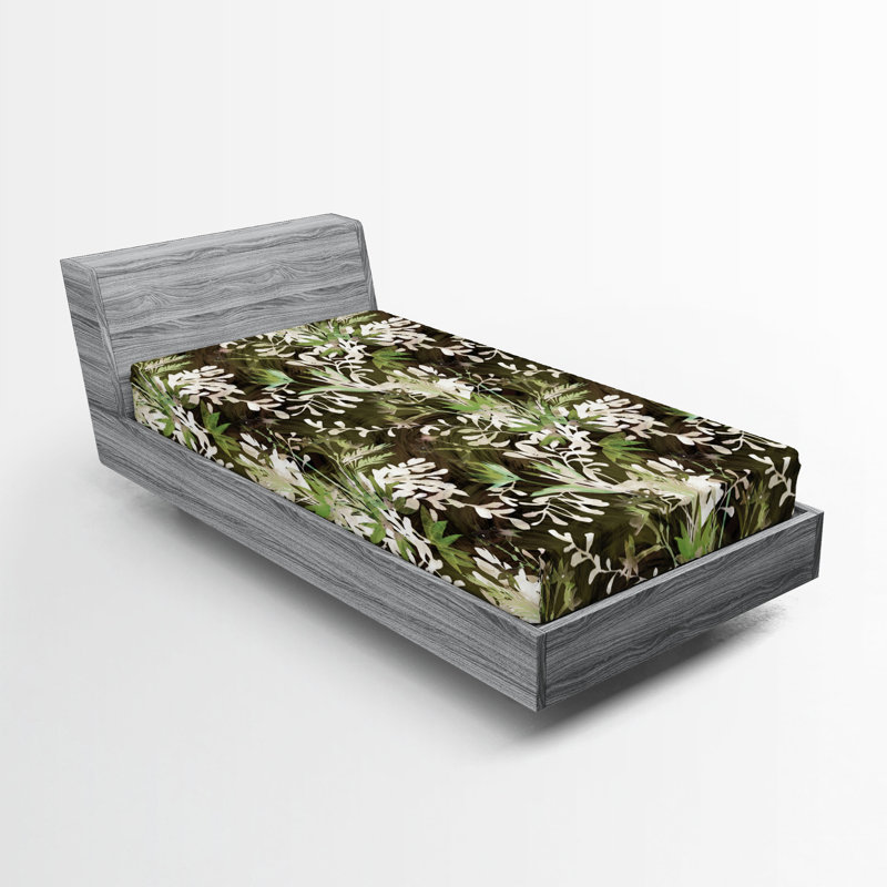 Drap-housse Ambesonne Wild Botany, Drap-housse de taille simple