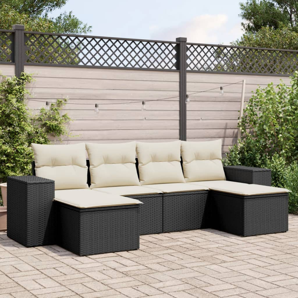 Gartensofa mit Kissen